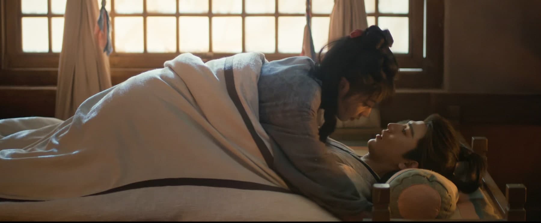長玉が上の体勢
